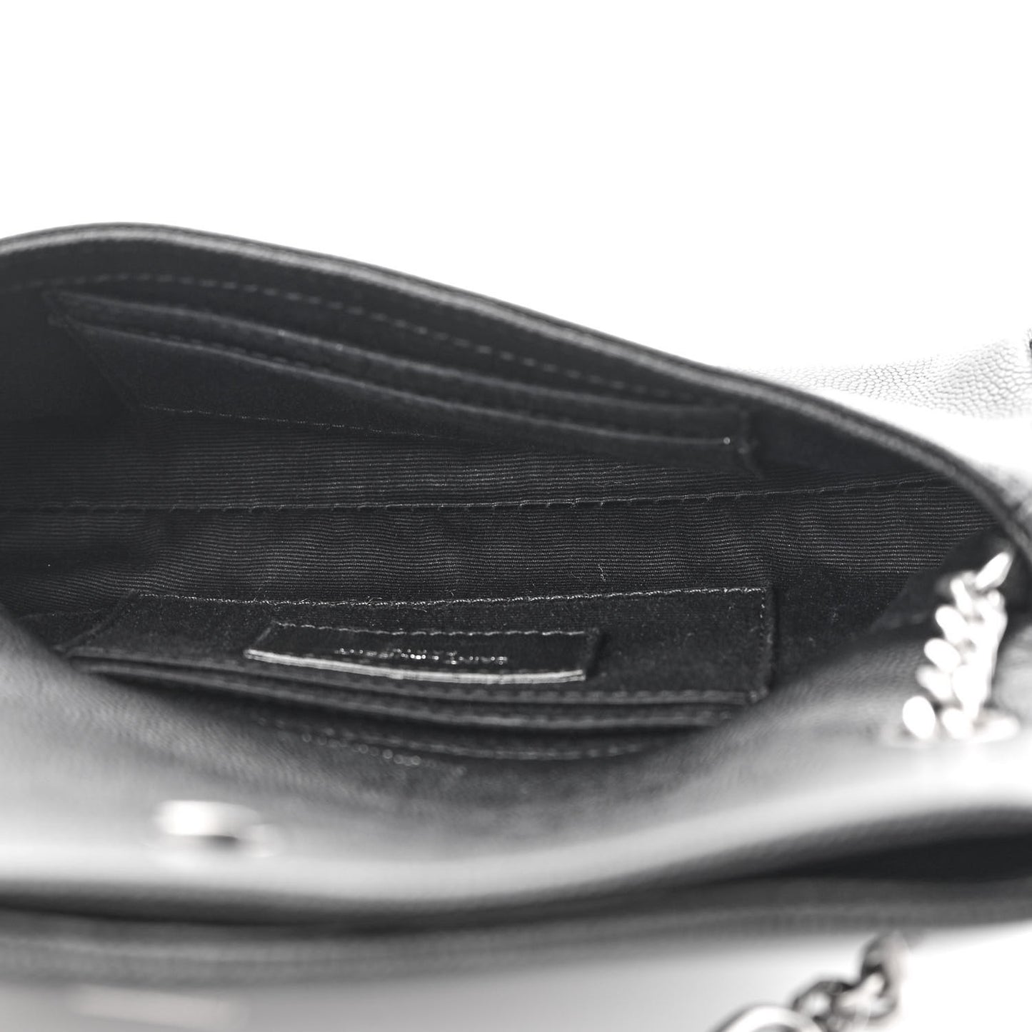 Grain De Poudre Monogram Toy West Hollywood Fold-Over Bag Black