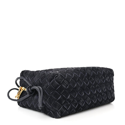 Bottega Veneta Suede Intrecciato Small Loop Camera Bag Space 4 of 11