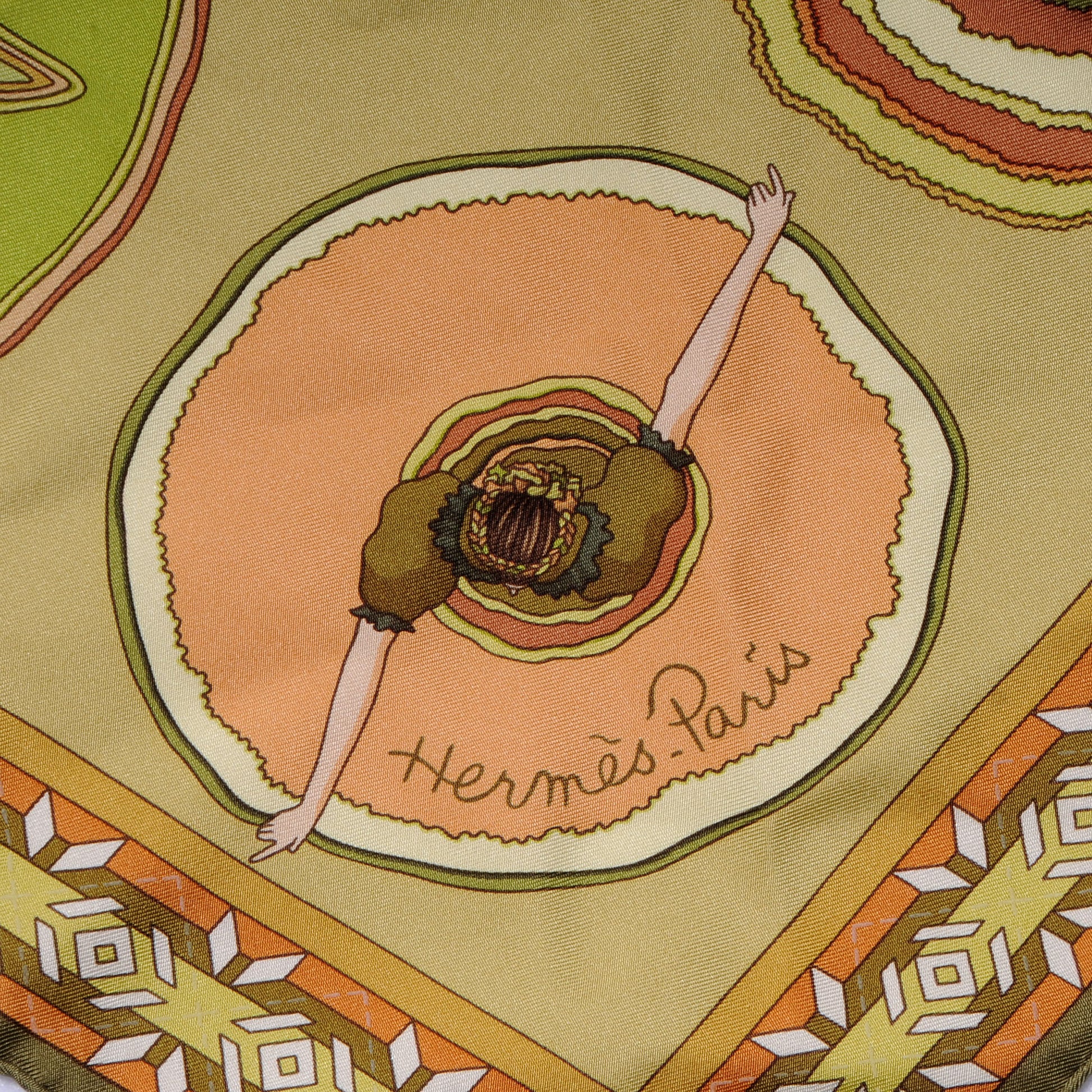 Hermes Silk Belles du Mexique Scarf 90 3 of 5