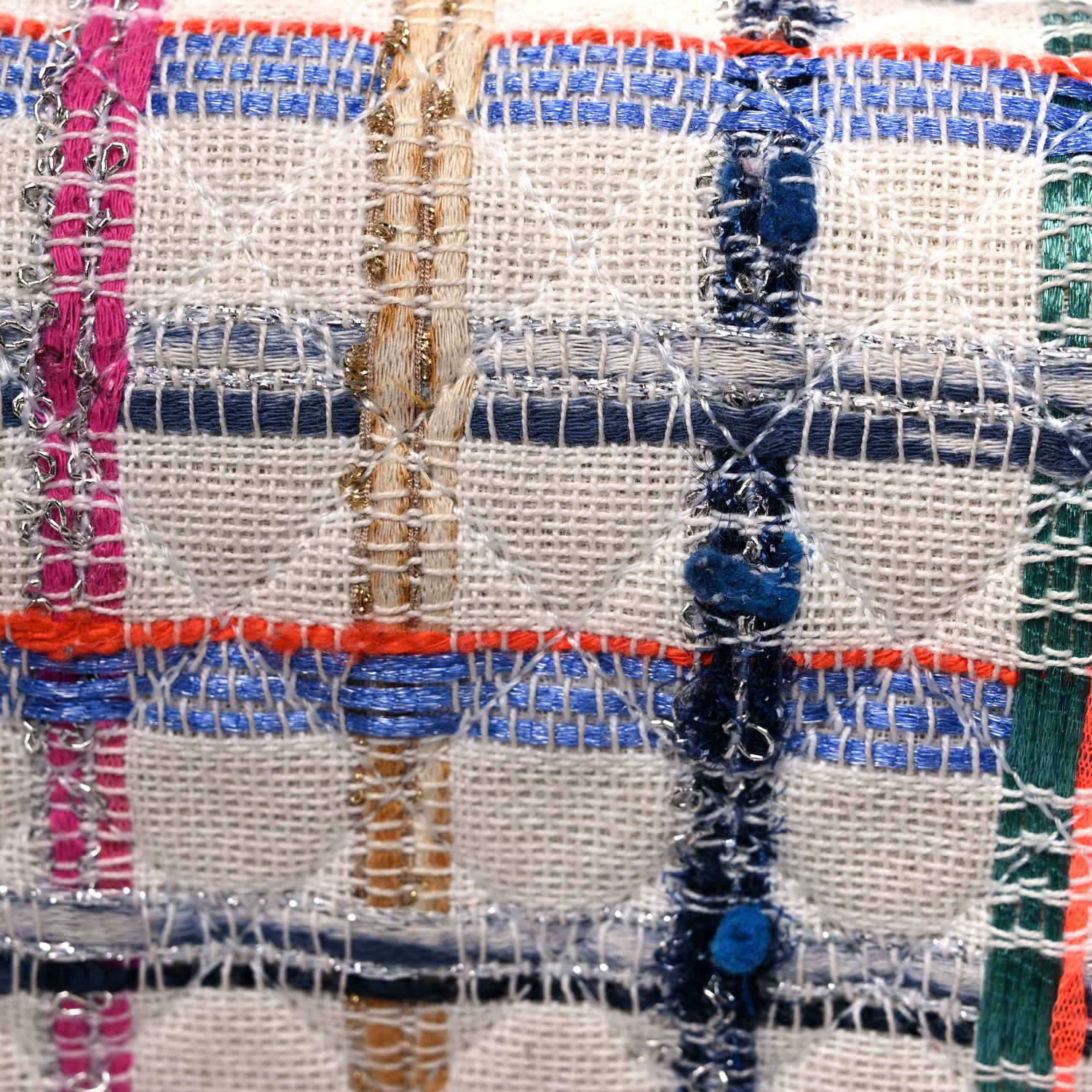 Chanel Lambskin Tweed Quilted Small Boy Flap Dark Pink 17 of 18