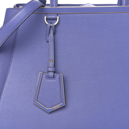 Fendi Vitello Elite Regular 2Jours Tote Cassis 8 of 8
