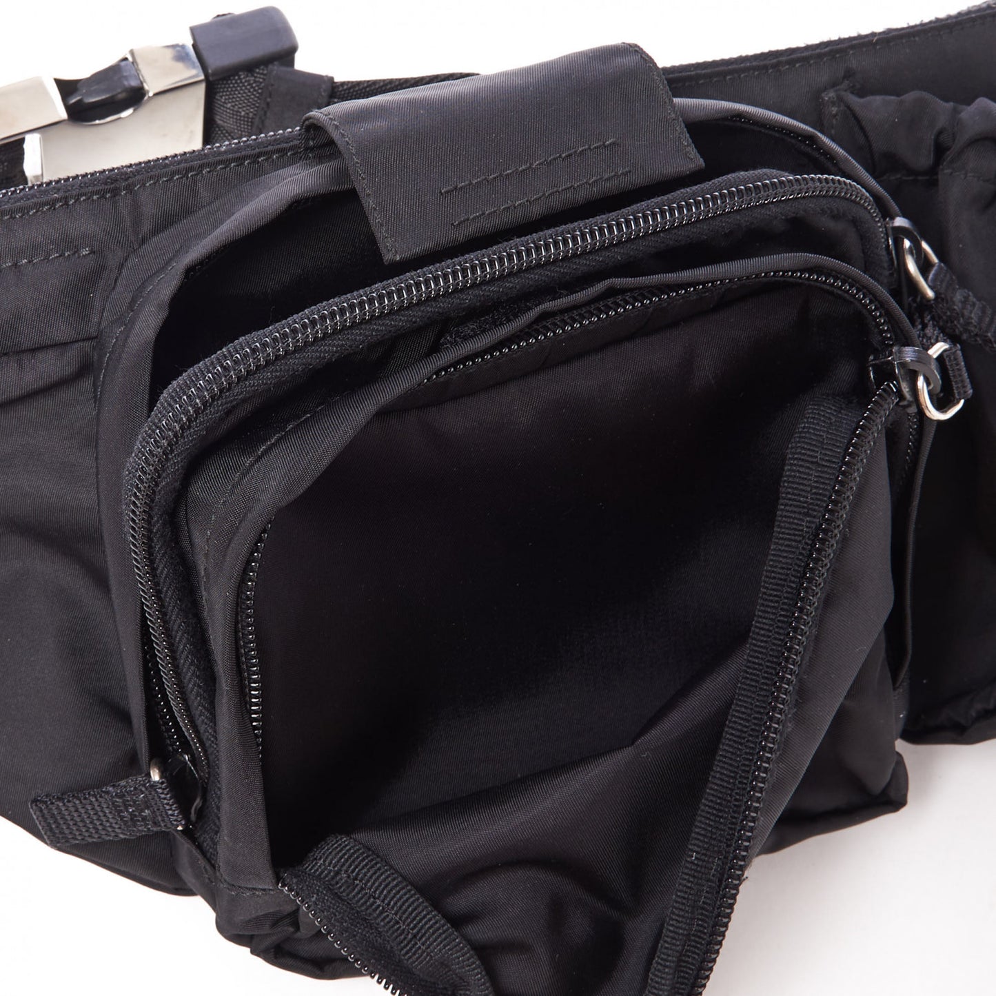 Tessuto Nylon Belt Bag Black