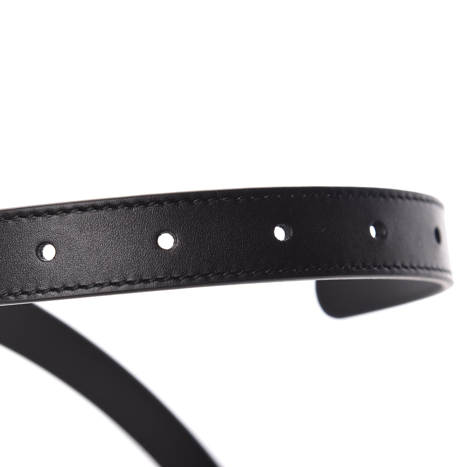 Gucci Calfskin Double G 20mm Belt 90 36 Black 5 of 6