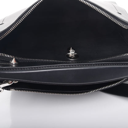 Fendi Vitello Baltico Dolce DotCom Satchel Black 7 of 10