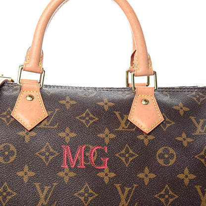 Louis Vuitton Monogram My LV Heritage Speedy Bandouliere 30 Bordeaux Fuchsia 11 of 11