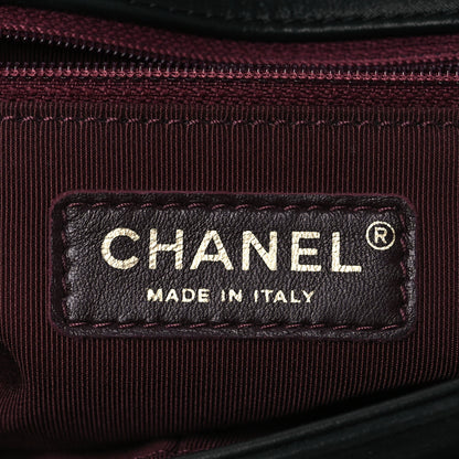 Chanel Iridescent Calfskin Small Happy Stitch Flap Black 7 of 13