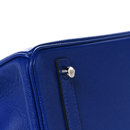 Hermes Epsom Birkin 30 Bleu Electrique 8 of 34