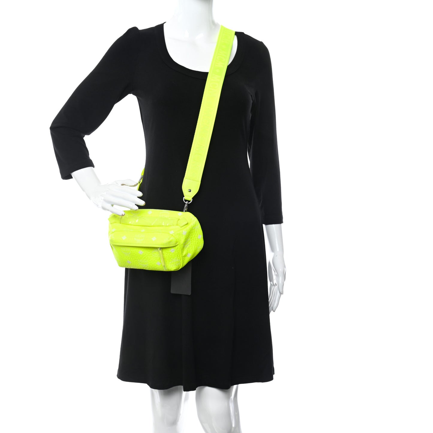 Visetos Small Original Crossbody Bag Neon Yellow