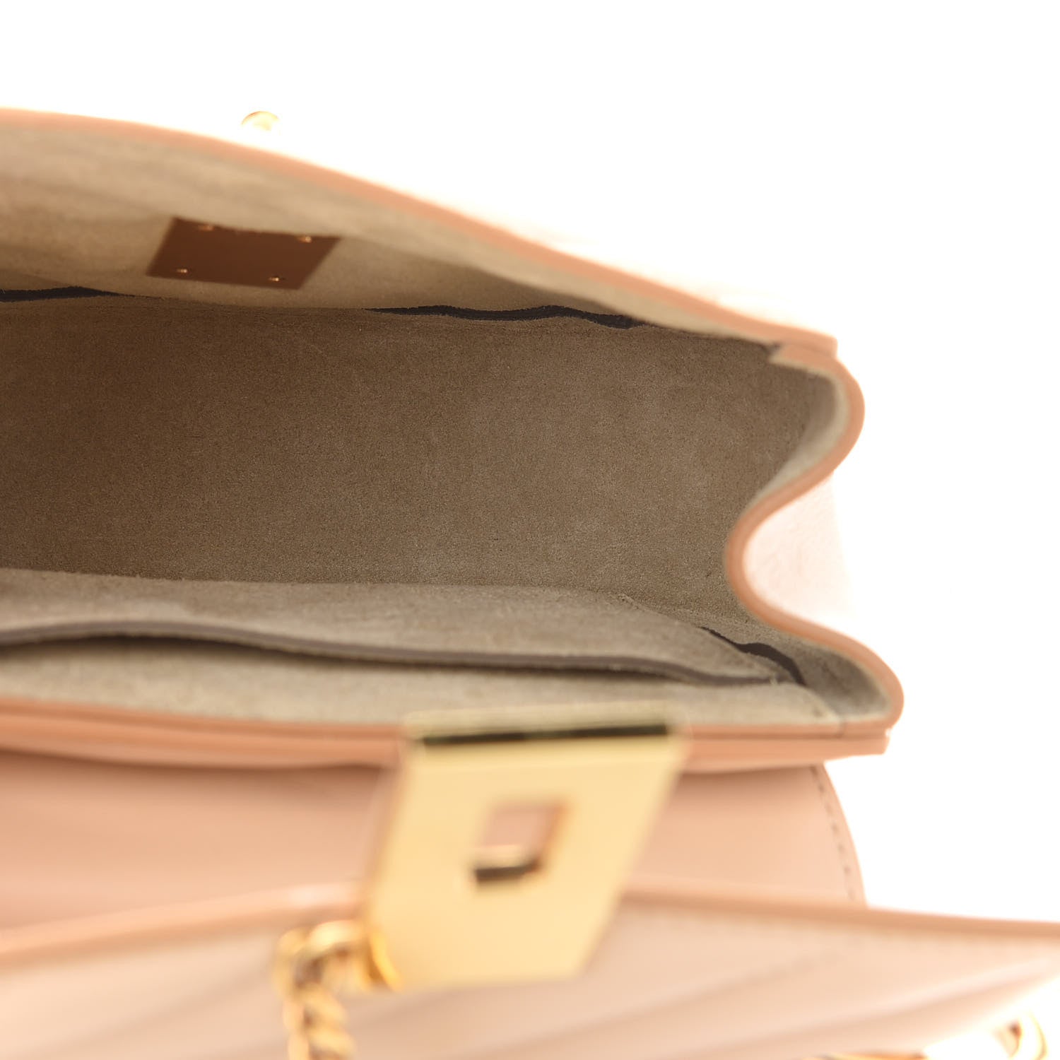 Chloe Calfskin Quilted Mini Drew Bijou Shoulder Bag Pearl Beige 5 of 9