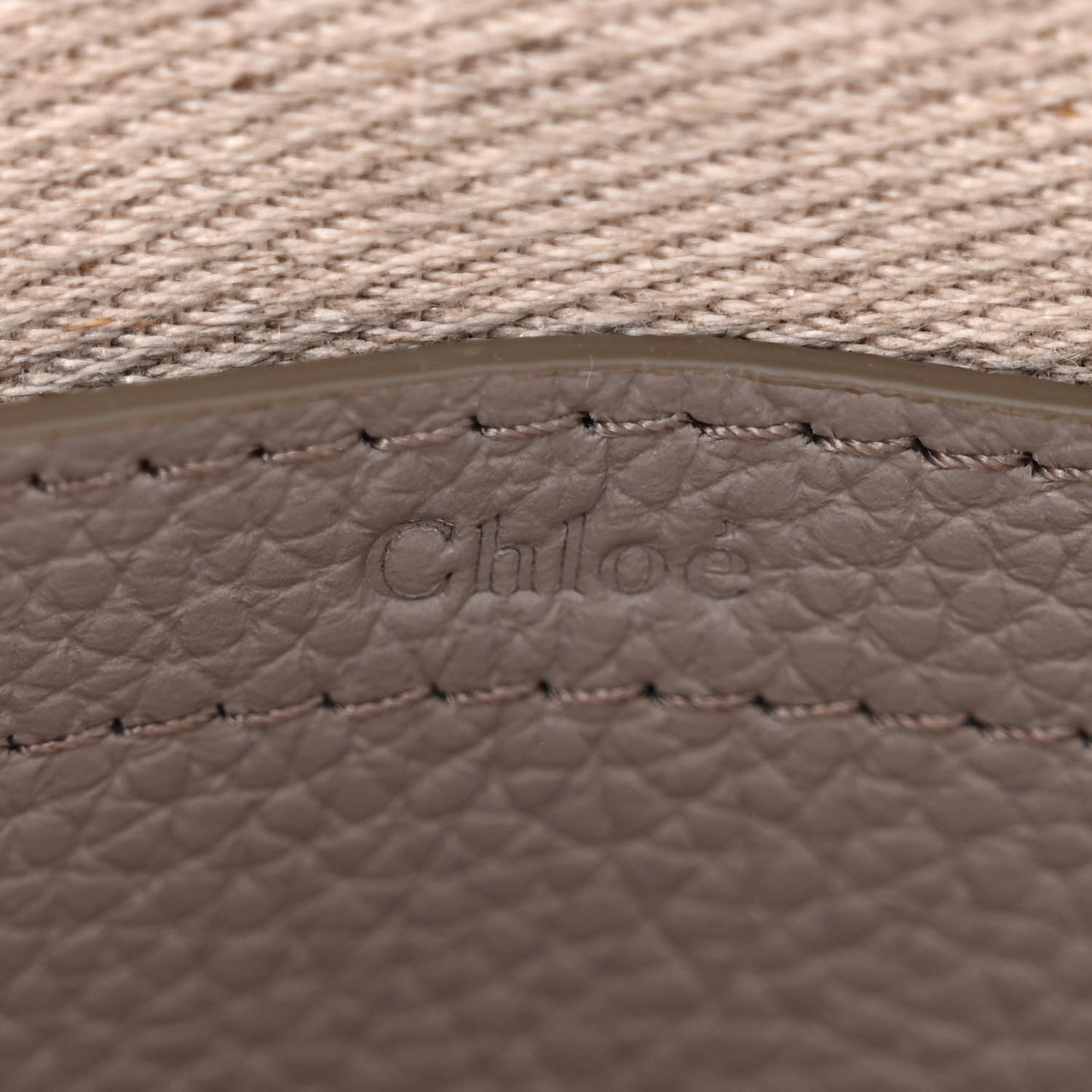 Grained Calfskin Small Marcie Saddle Bag Cashmere Grey