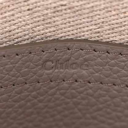 Chloe Grained Calfskin Small Marcie Saddle Bag Cashmere Grey 6 of 11