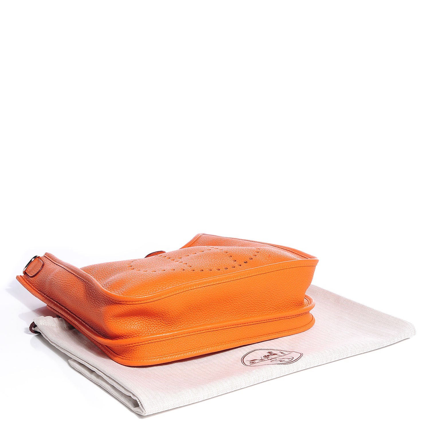 Hermes Taurillon Clemence Evelyne PM III Orange 4 of 15