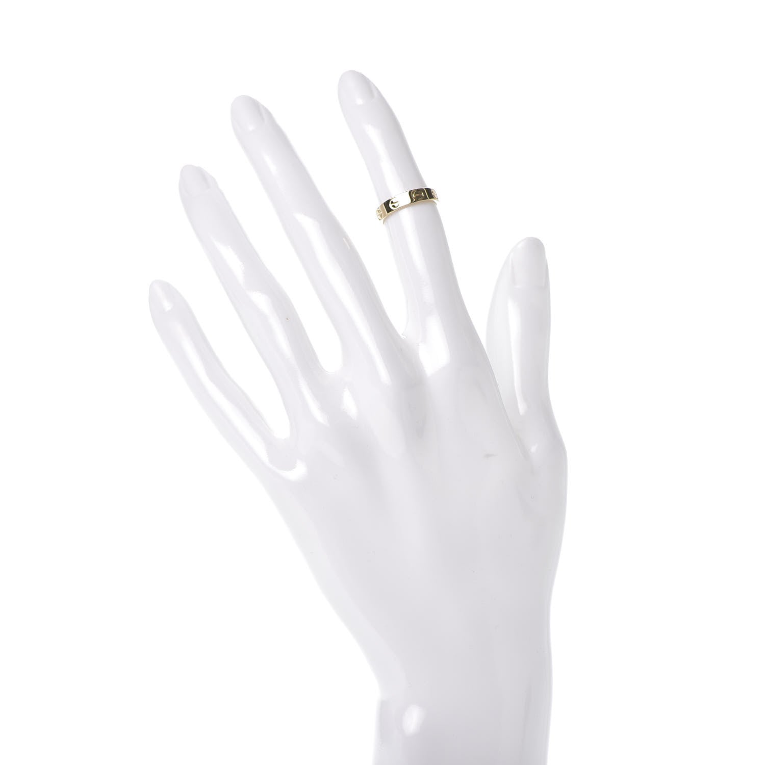 Cartier 18K Yellow Gold 3.5mm LOVE Wedding Band Ring 45 3.25 2 of 5