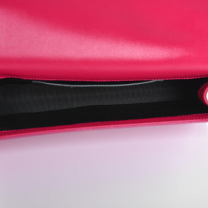 Saint Laurent Grain De Poudre Classic Monogram Kate Clutch Lipstick Fuchsia 5 of 6