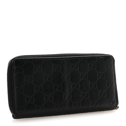 Gucci Guccissima Signature Microguccissima Bree Zip Around Wallet Black 3 of 11