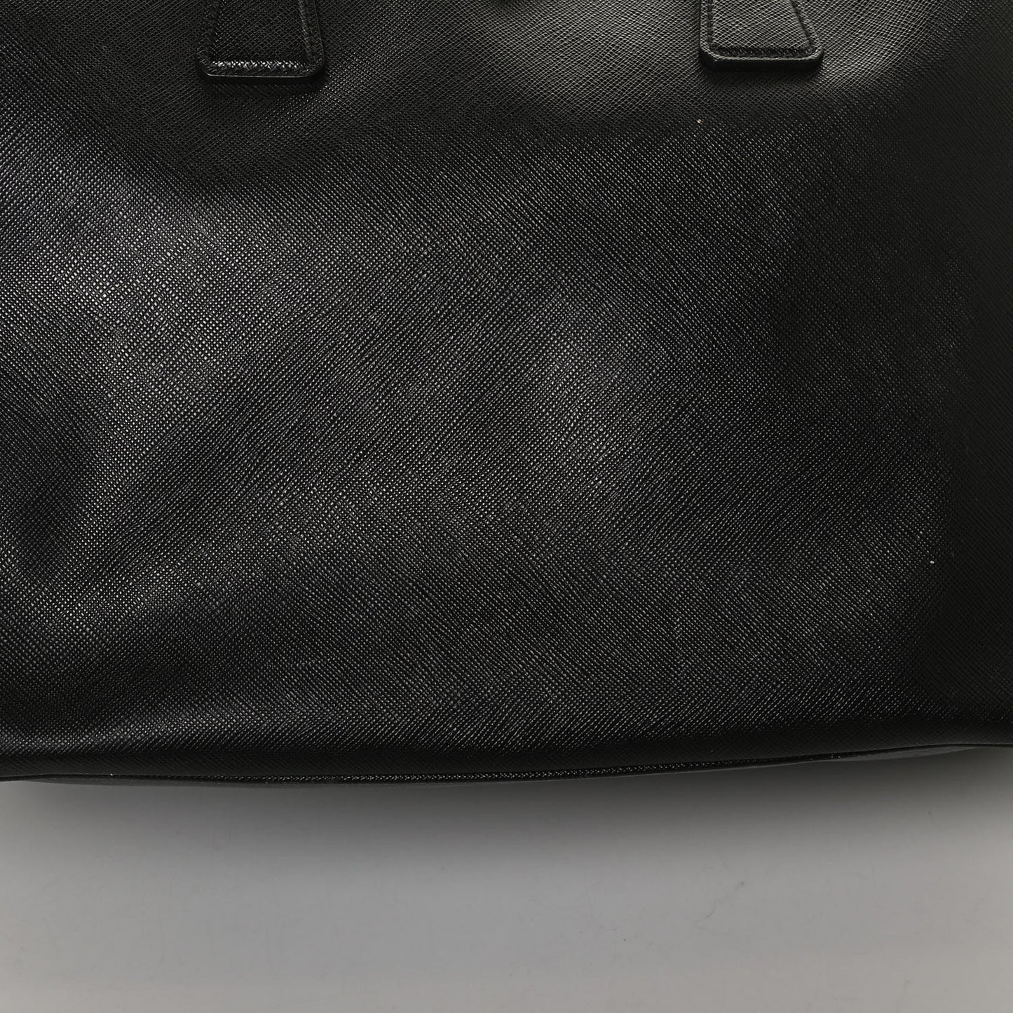 Saffiano Large Galleria Double Zip Tote Black