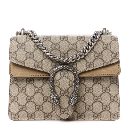 Gucci GG Supreme Monogram Mini Dionysus Shoulder Bag Taupe 1 of 10