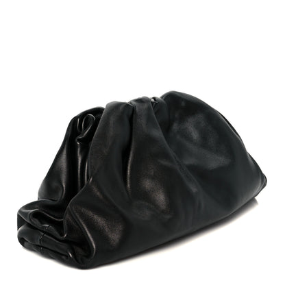 Bottega Veneta Smooth Butter Calf The Pouch Oversized Clutch Black 3 of 11
