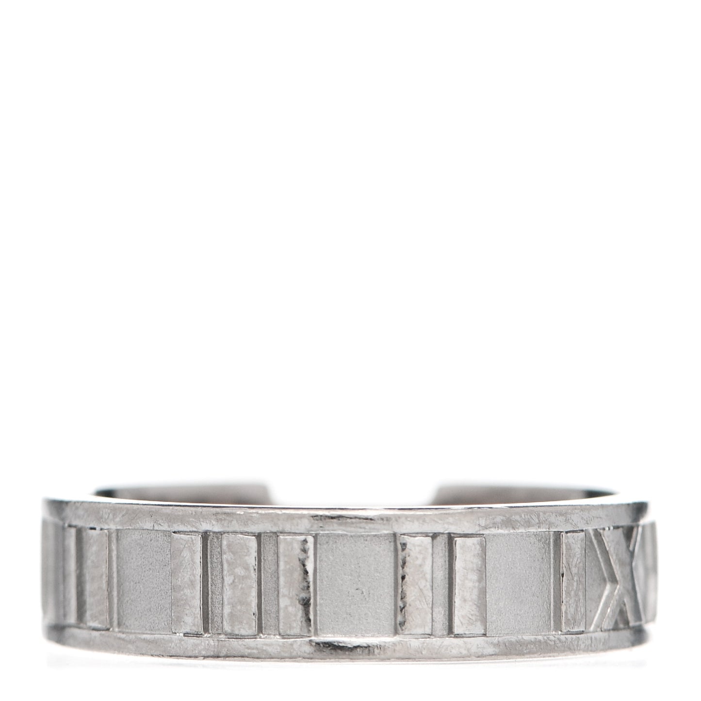 18K White Gold Diamond Atlas Ring 56 7.5