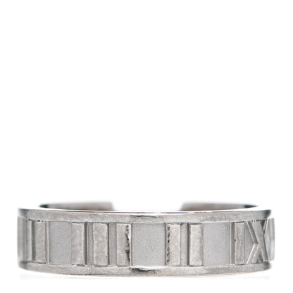 Tiffany 18K White Gold Diamond Atlas Ring 56 7.5 3 of 4