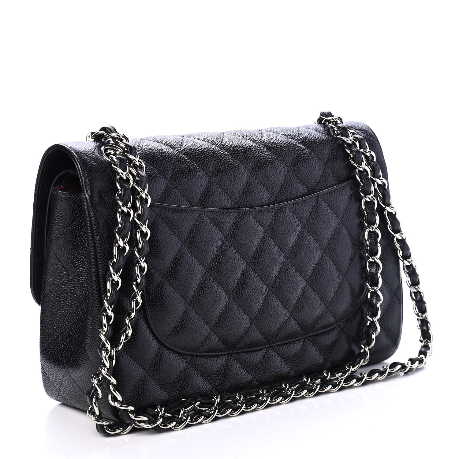 Chanel Caviar Quilted Jumbo Double Flap Black 2 of 4
