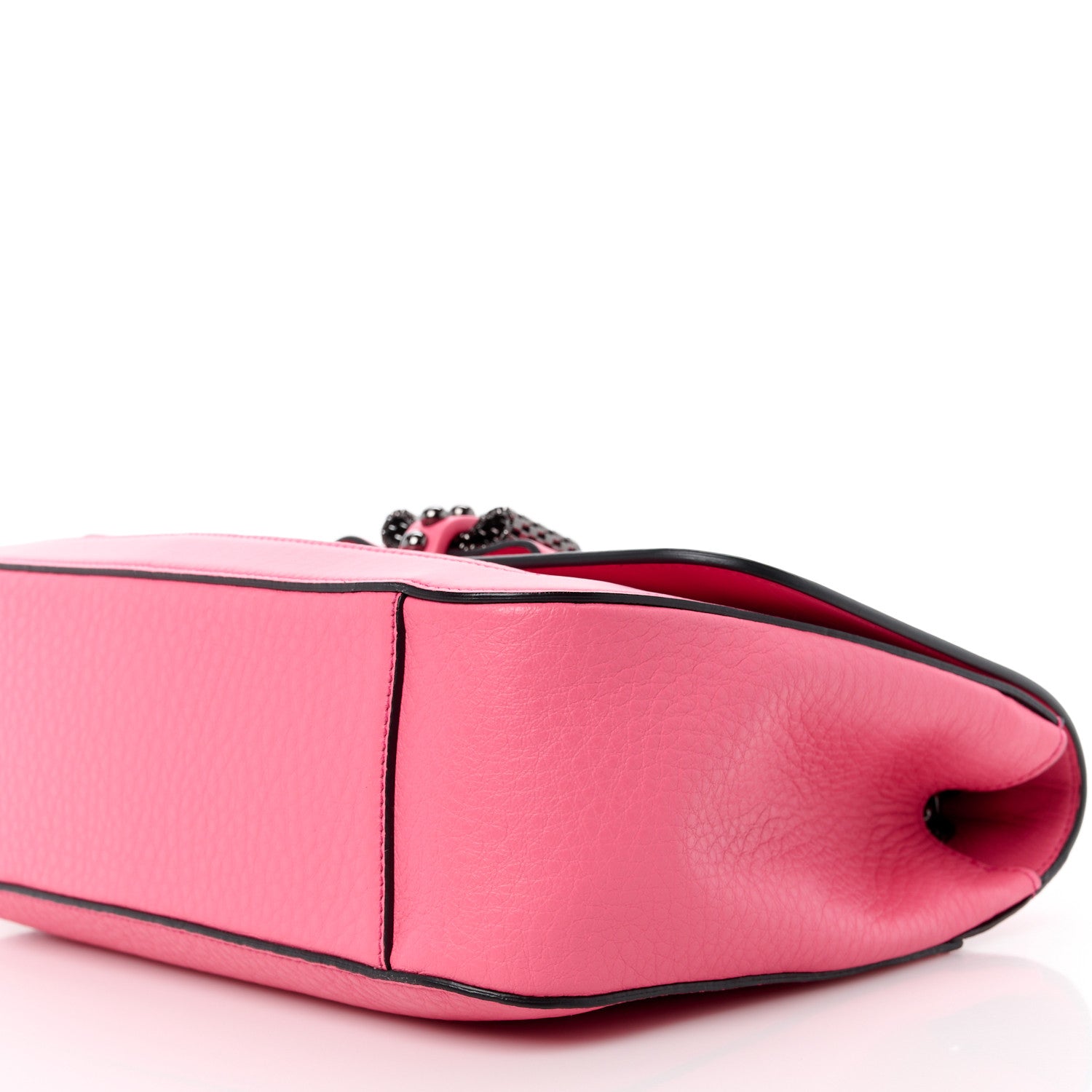 Christian Louboutin Calfskin Small Sweet Charity Shoulder Bag Pink 10 of 13