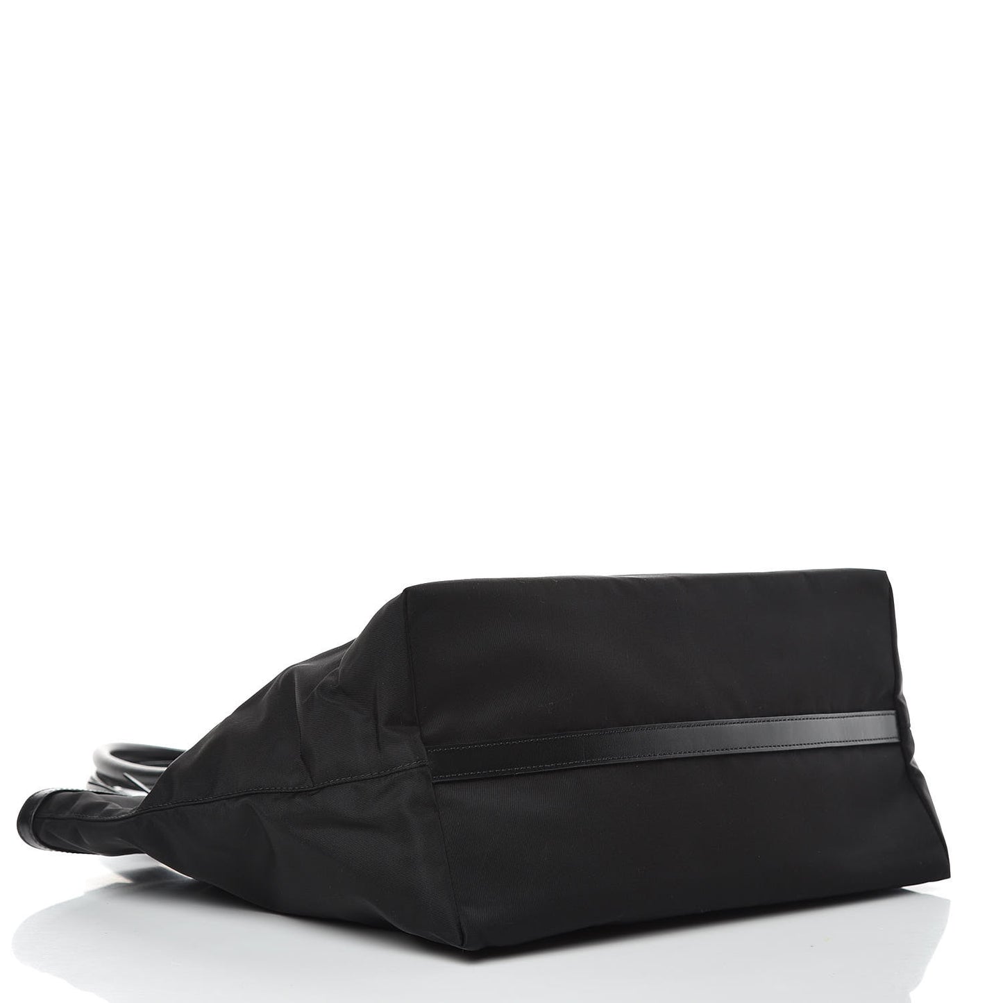 Tessuto Nylon Shopping Tote Black