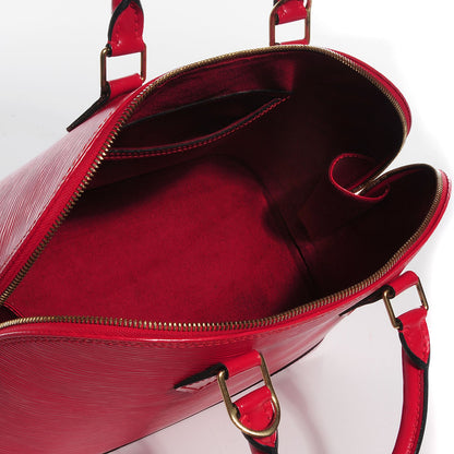 Louis Vuitton Epi Alma PM Castillan Red 5 of 7