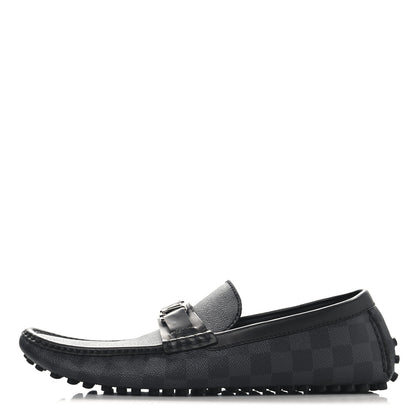 Louis Vuitton Damier Graphite Calfskin Mens Major Loafers 10 1 of 10