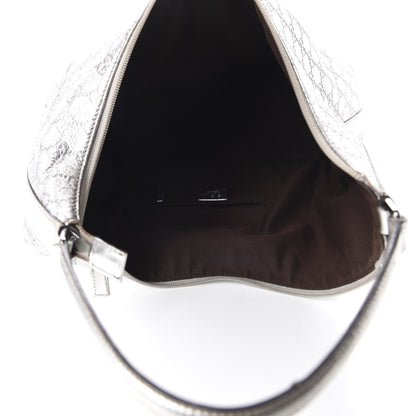 Gucci Metallic Guccissima Hobo Silver 5 of 12