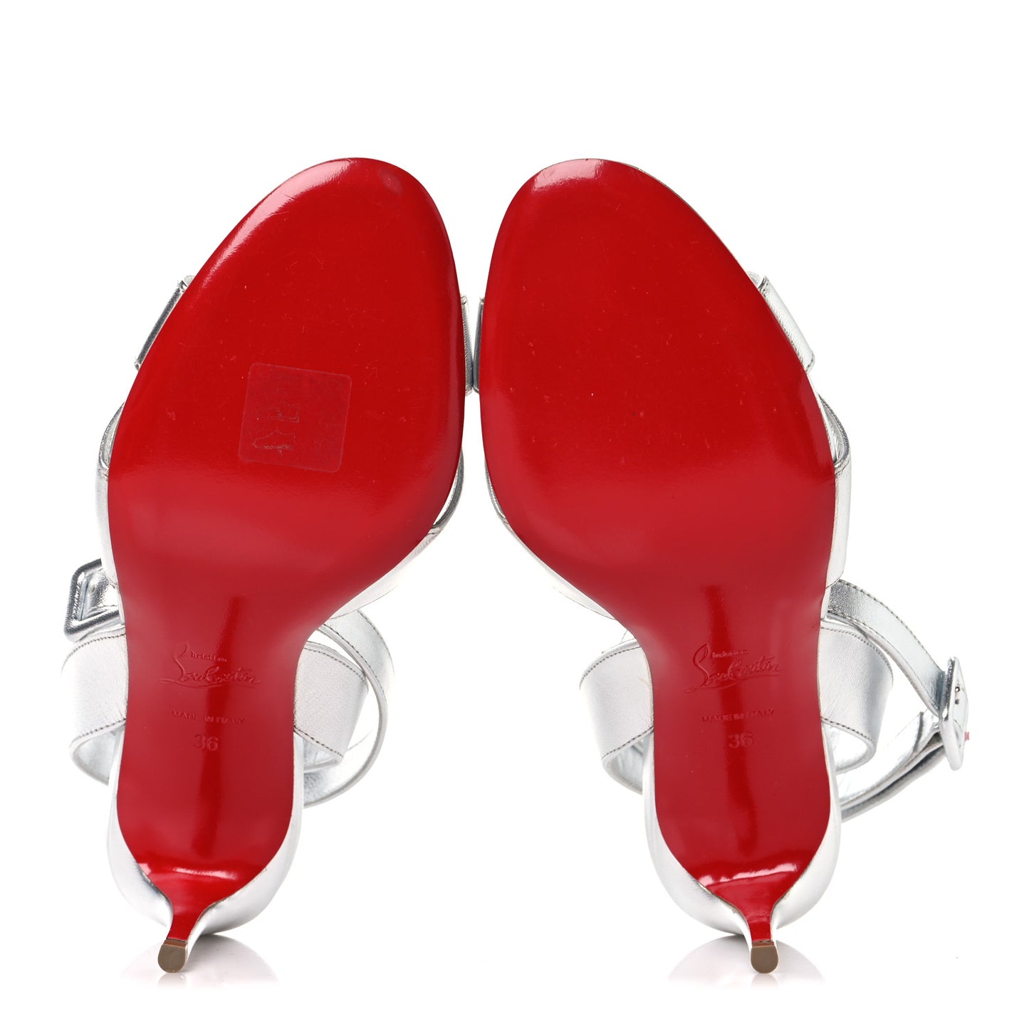 Kid Laminato Mariza 85 Sandals 36 Silver