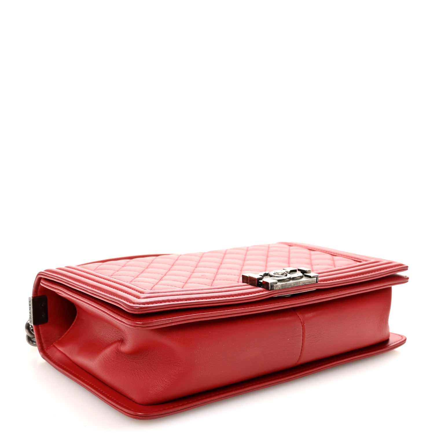Chanel Calfskin Quilted New Medium Boy Flap Red 4 of 11