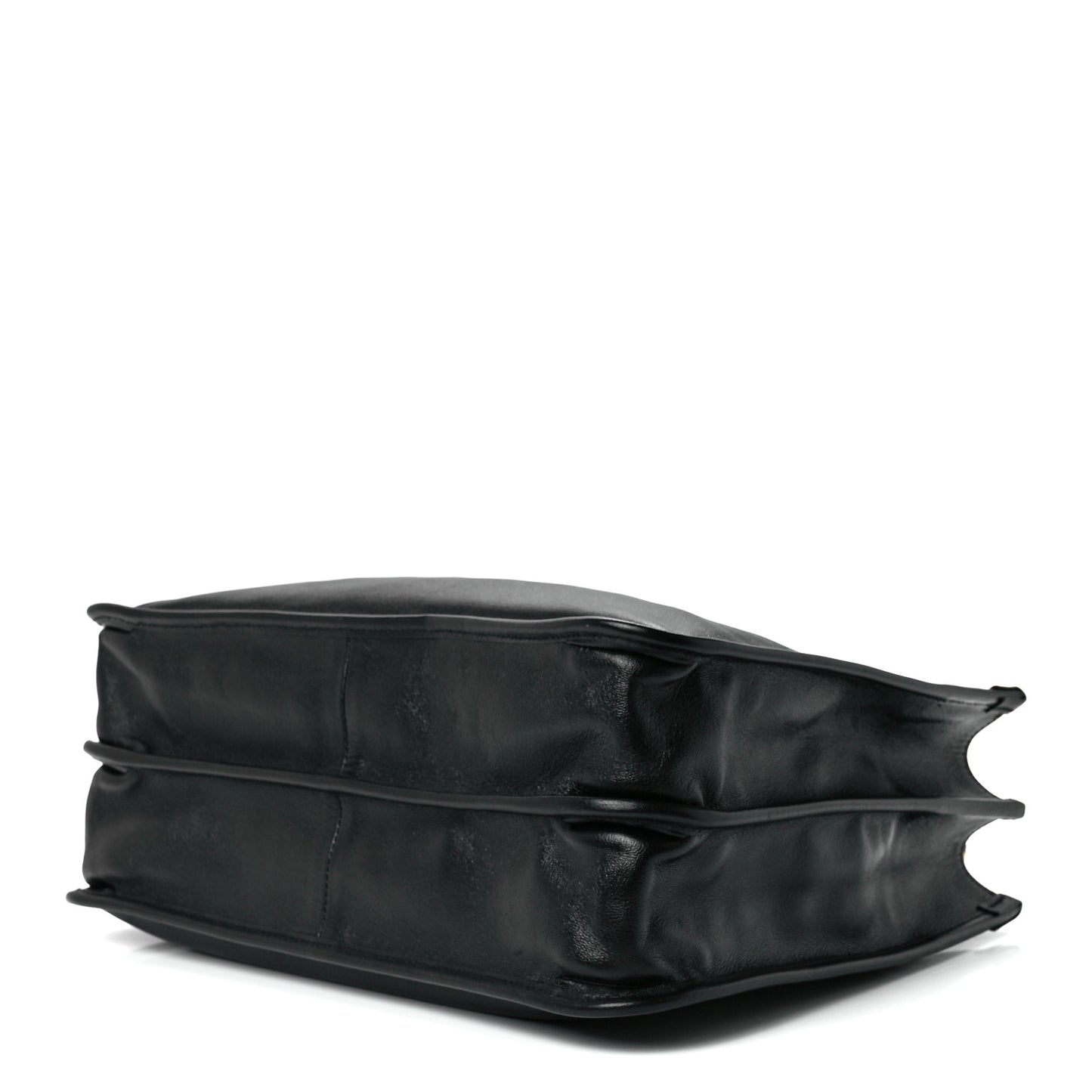 New Sakai Calfskin Lux Medium Horsebit 1955 Tote Bag Black