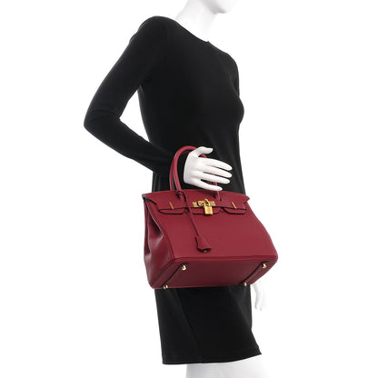 Hermes Togo Birkin 30 Rouge Grenat 2 of 34