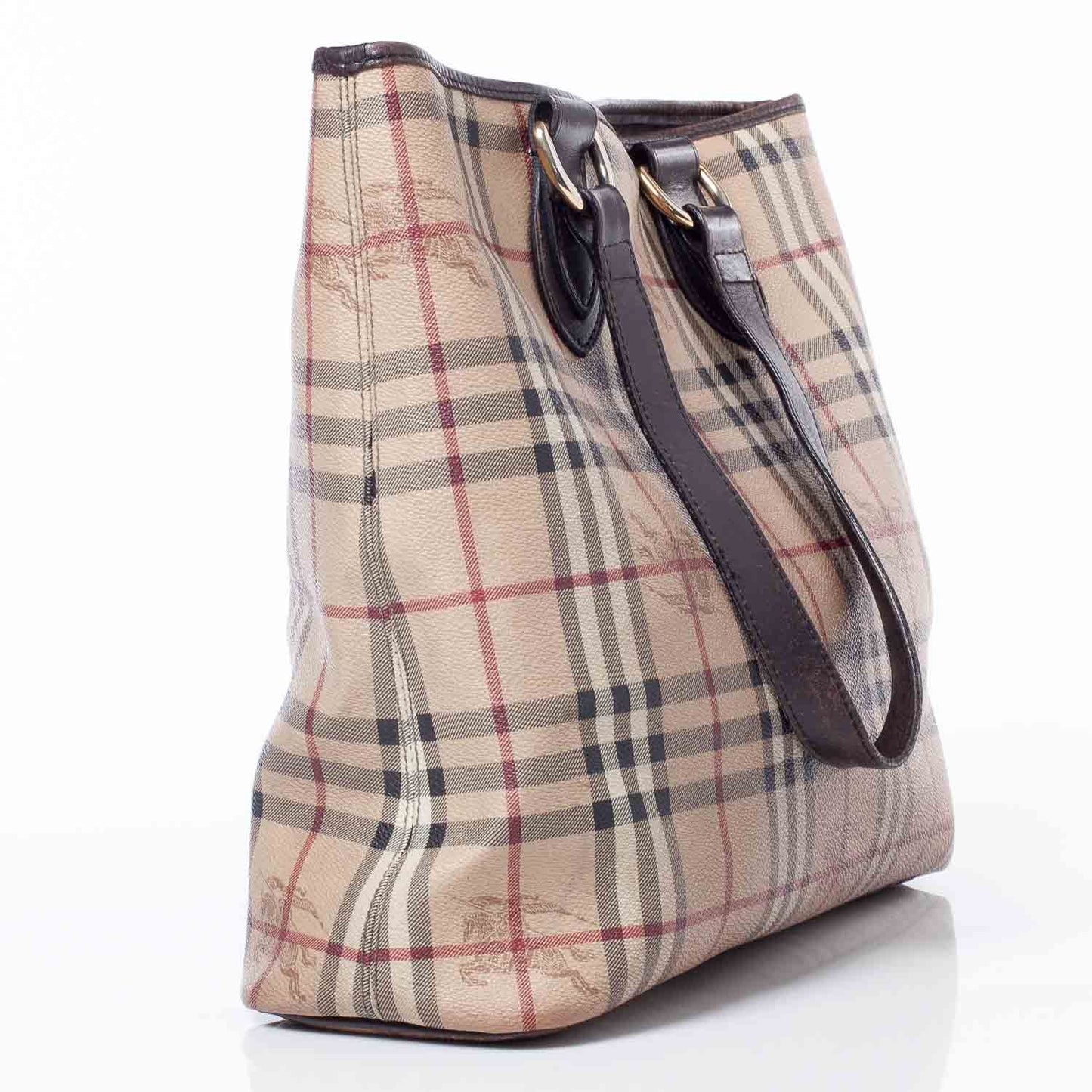 Haymarket Check Large Tote Brown