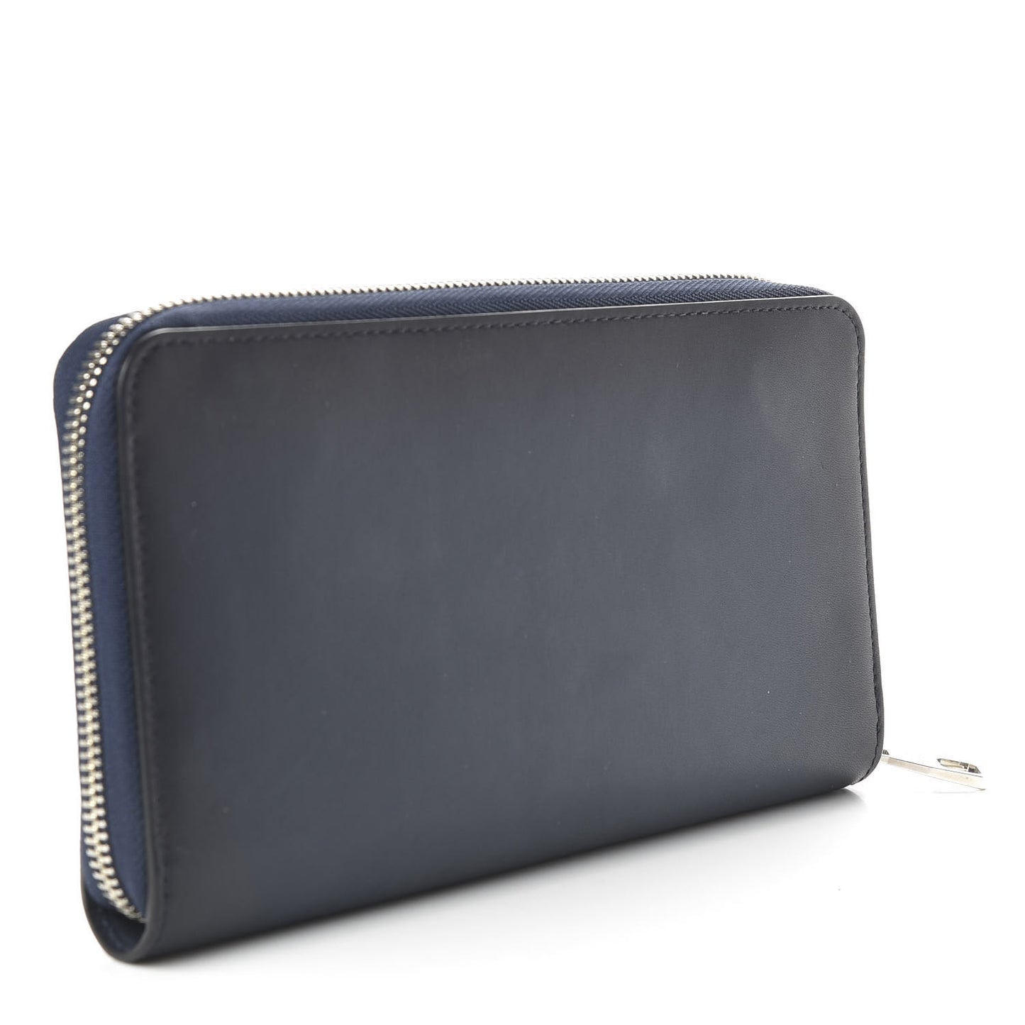 Cuir Ombre Zippy Organizer Wallet Navy