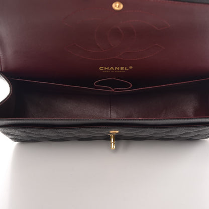 Chanel Caviar Quilted Jumbo Double Flap Black 6 of 11