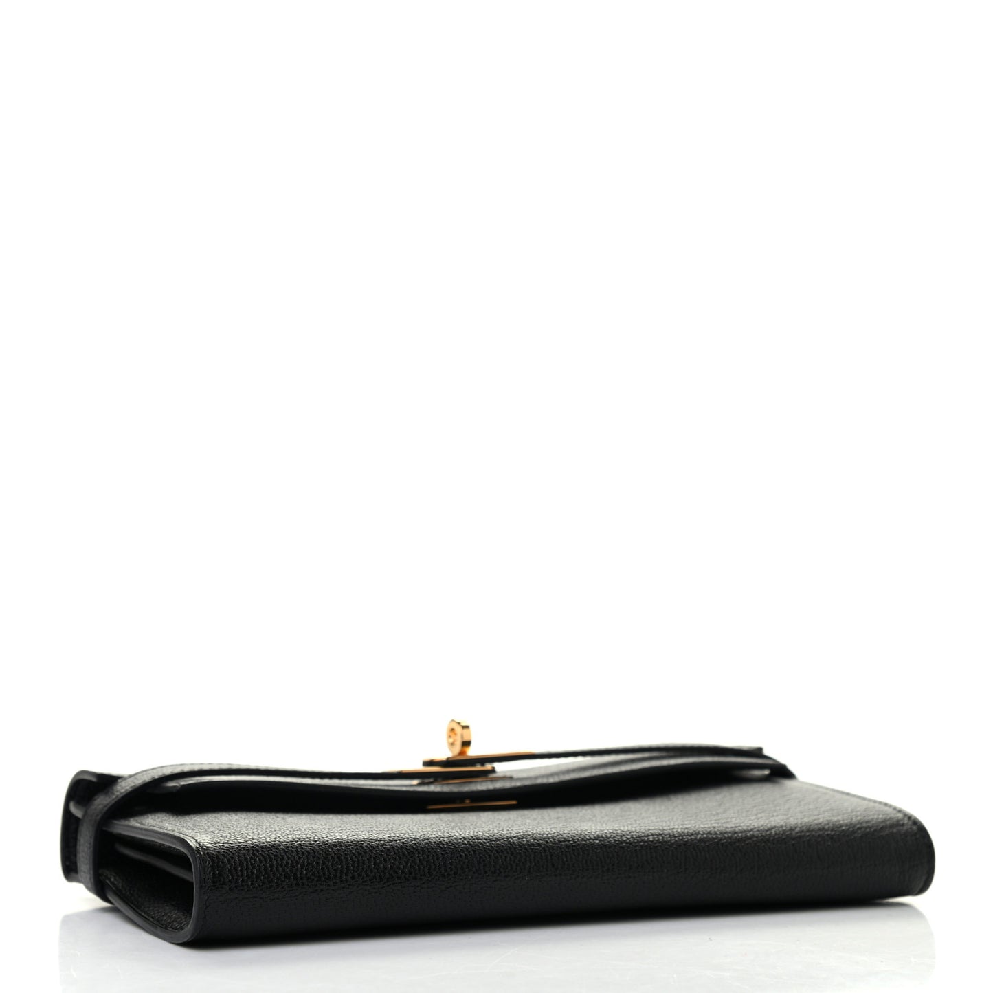 Chevre Mysore Kelly Longue Wallet Black