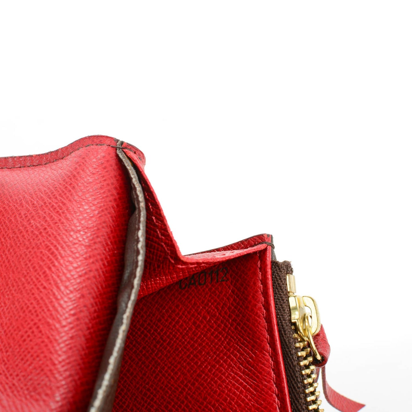 Monogram Emilie Wallet Red