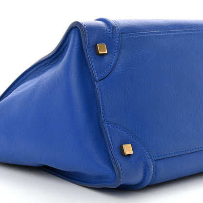 Celine Smooth Calfskin Mini Luggage Cobalt 9 of 16