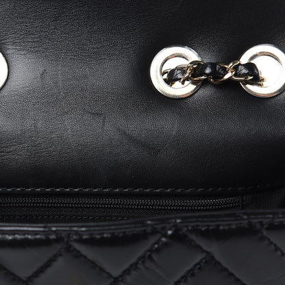 Chanel Shiny Lambskin Quilted Small Montcoco Flap Black 10 of 10