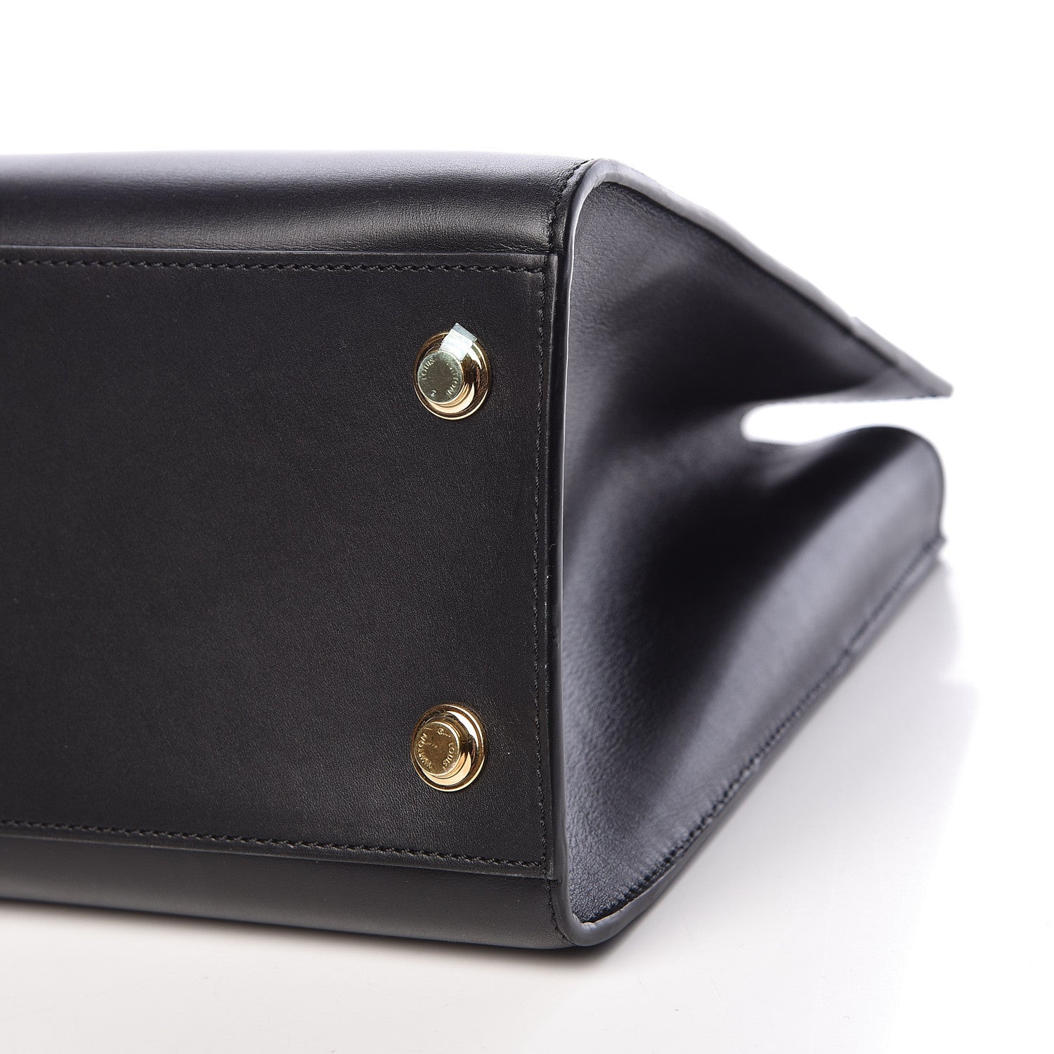 Louis Vuitton Calfskin City Steamer MM Black 11 of 12