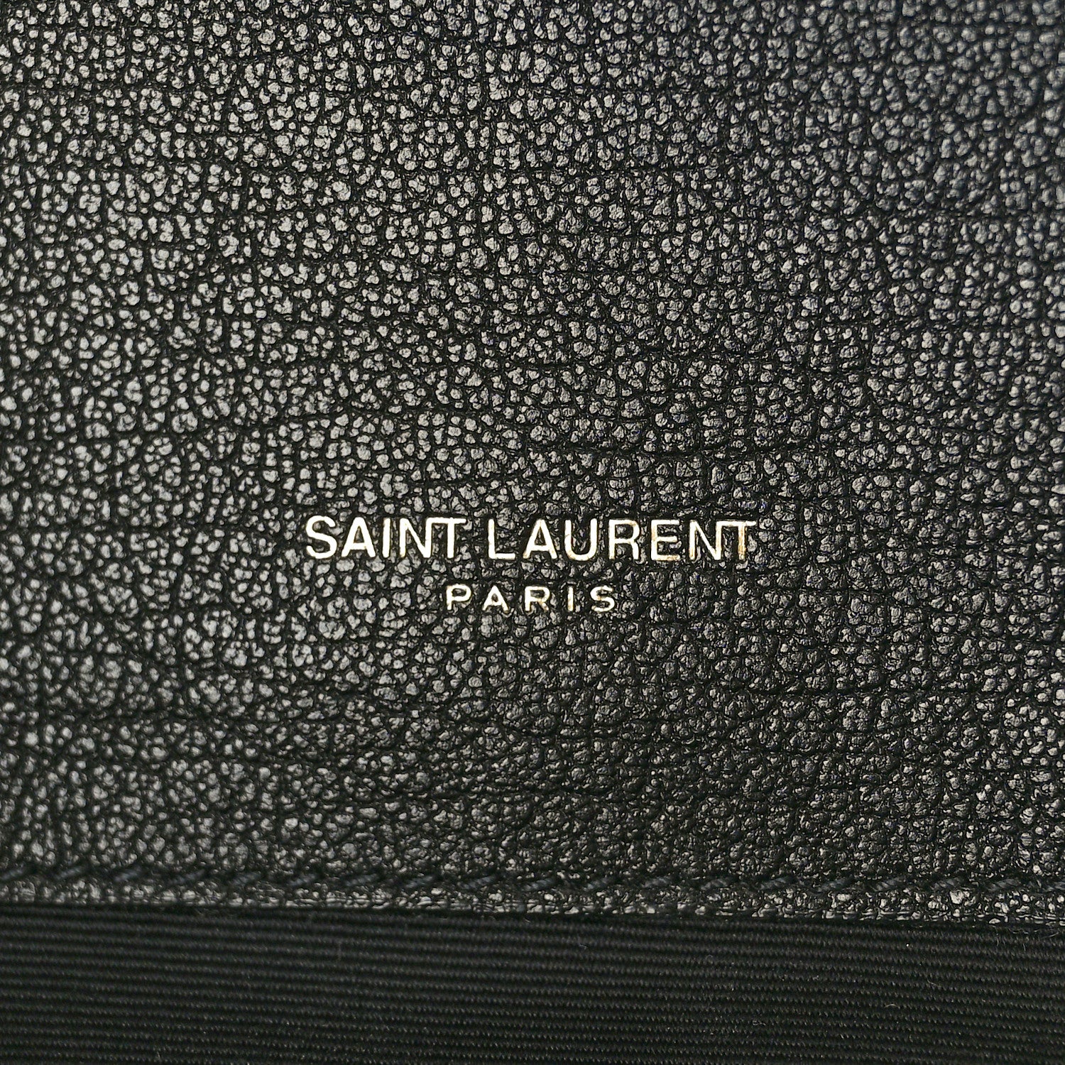 Saint Laurent Sheepskin Matelasse Chevron Monogram Large College Satchel Black 6 of 10