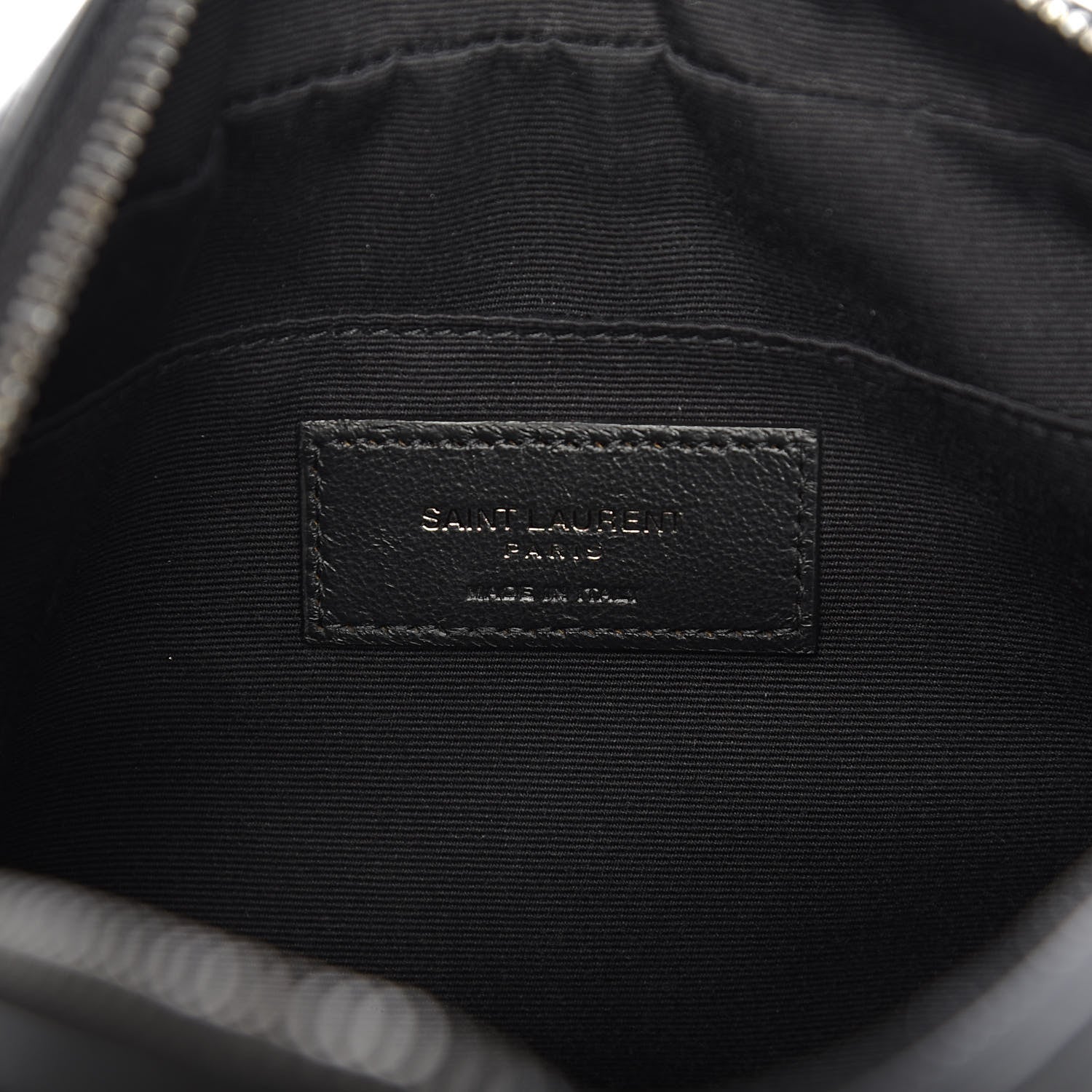 Saint Laurent Calfskin Matelasse Monogram Lou Camera Bag Black 6 of 10