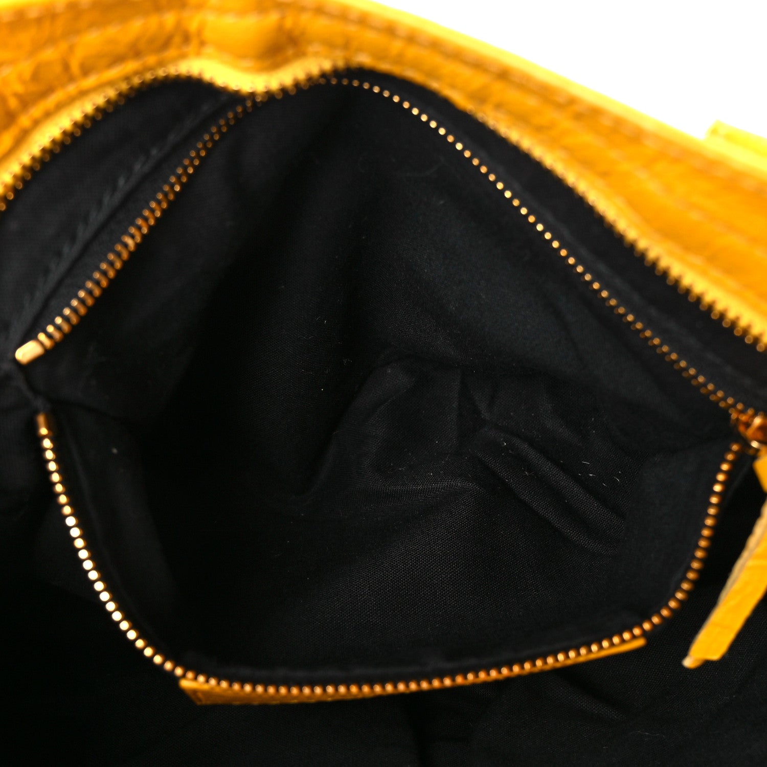 Balenciaga Agneau Classic Silver Hardware City S Jaune Epi 7 of 13