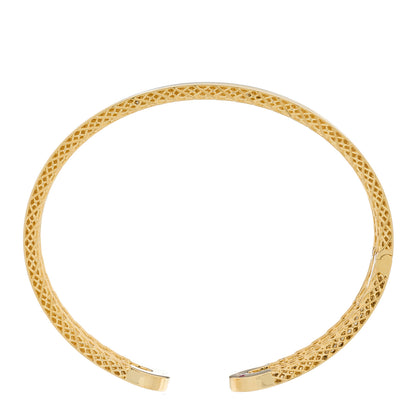 Roberto Coin 18K Yellow Gold Double Symphony Princess Cuff Bracelet 4 of 4