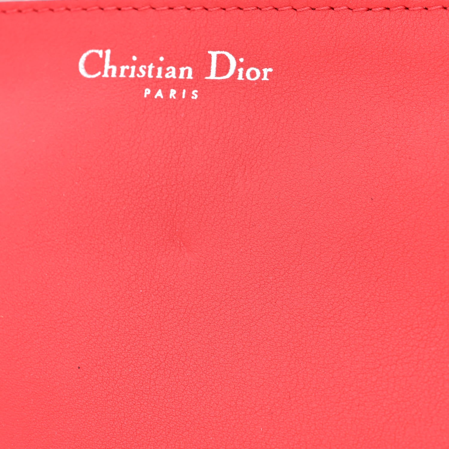 Christian Dior Smooth Calfskin Large Diorissimo Tote Red 22 of 23