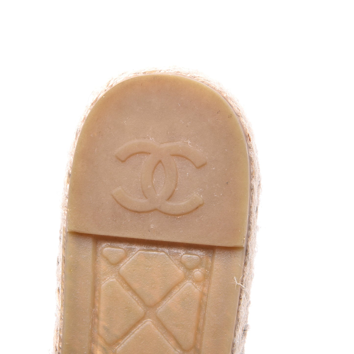 Calfskin CC Espadrille Mules 39 Black