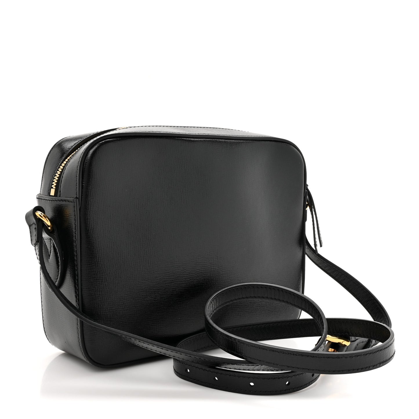 Textured Calfskin Small Horsebit 1955 Shoulder Bag Black