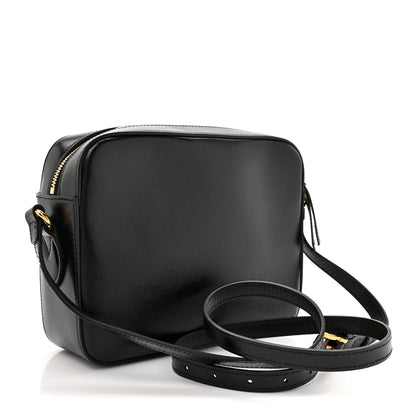 Gucci Textured Calfskin Small Horsebit 1955 Shoulder Bag Black 3 of 10
